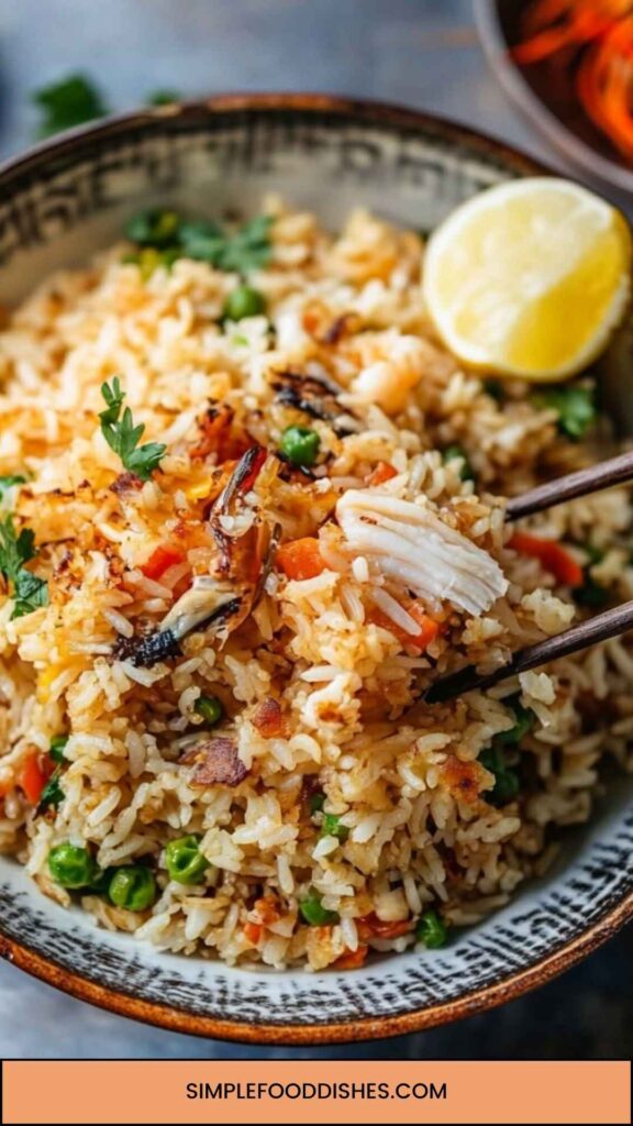 Crab Meat Fried Rice Copycat Recipe