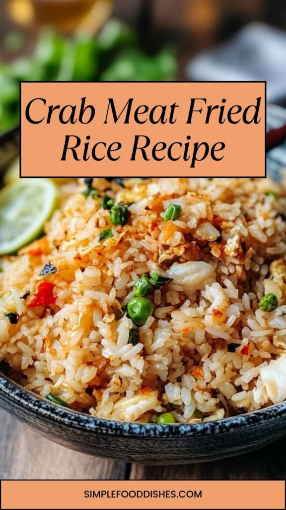 Crab Meat Fried Rice Recipe - Simple Food Dishes