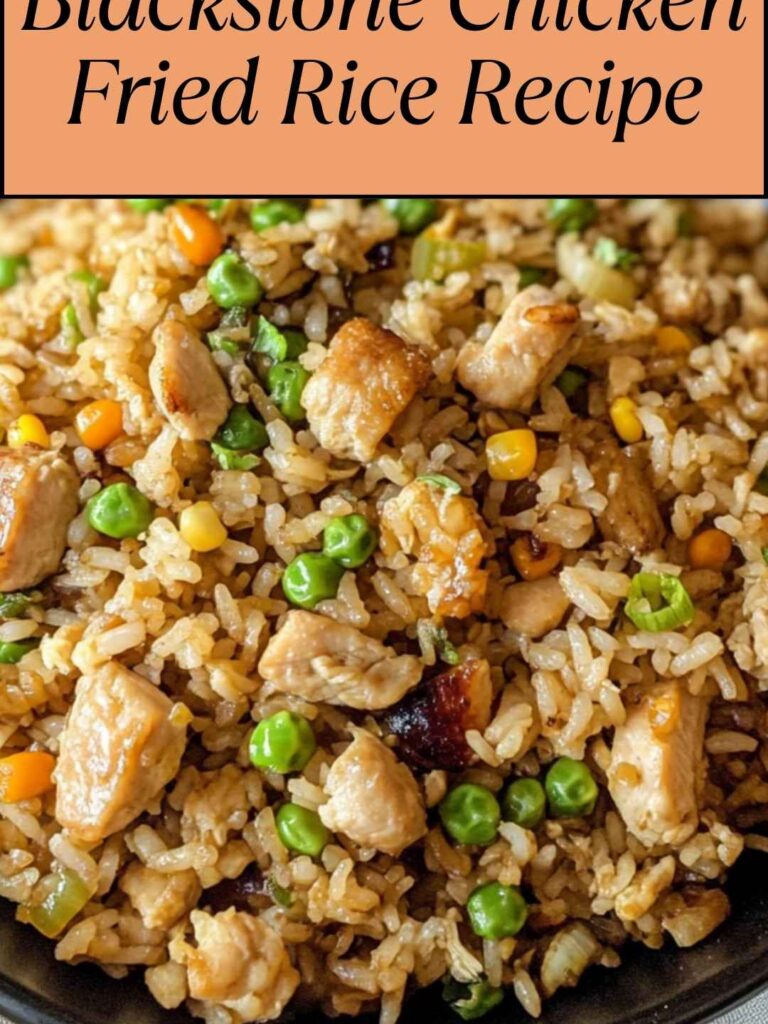 Blackstone Chicken Fried Rice Recipe