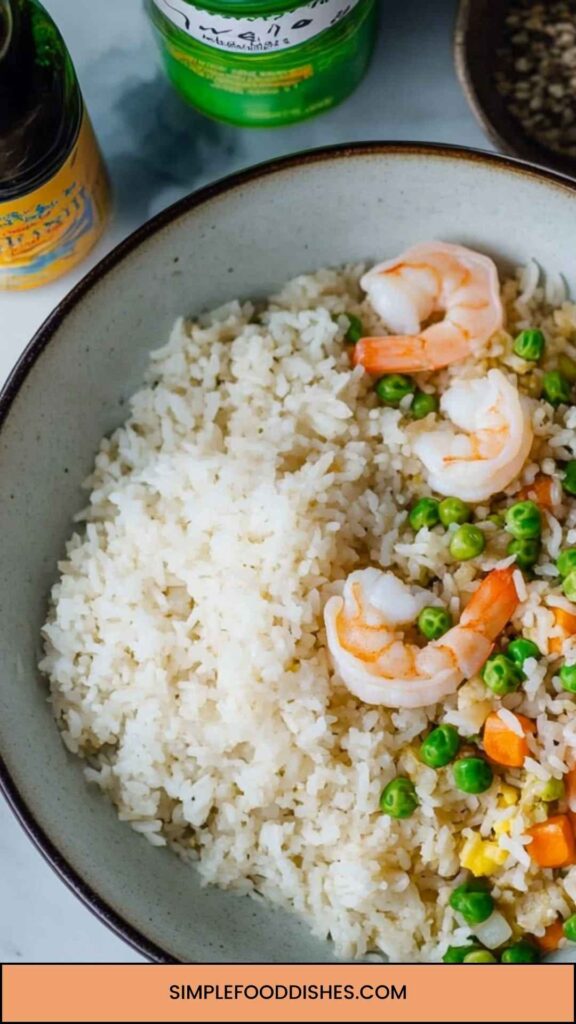 Easy Shrimp Fried Rice Copycat Recipe Without Vegetables