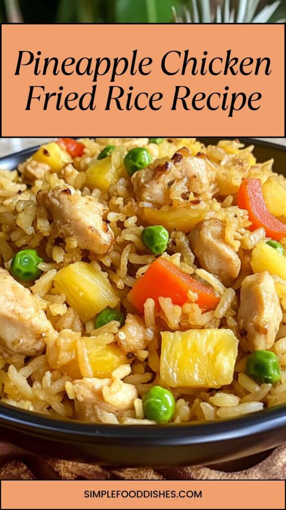 Pineapple Chicken Fried Rice Recipe