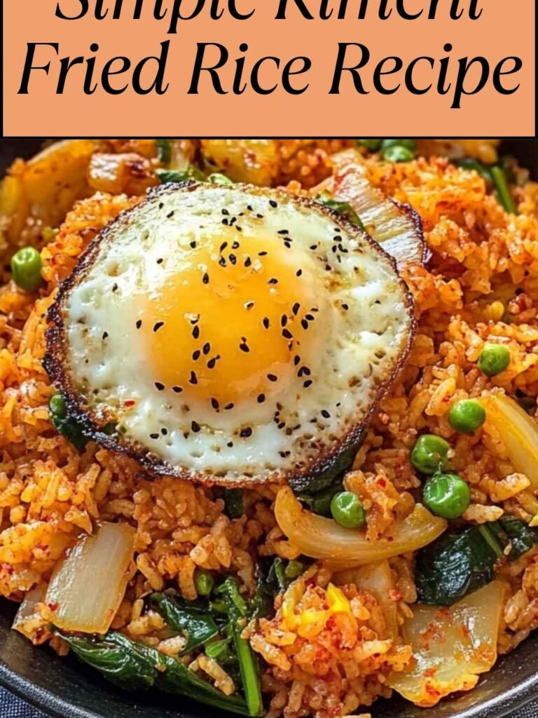 Simple Kimchi Fried Rice Recipe