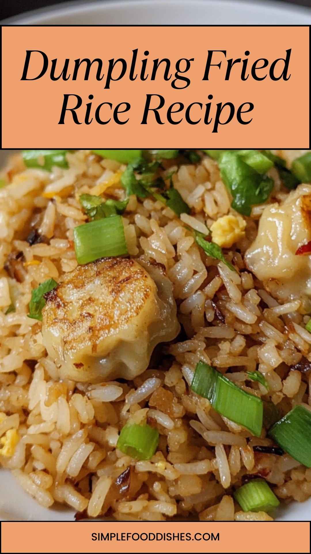 Dumpling Fried Rice Recipe