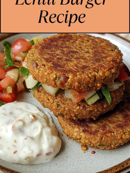 Lentil Burger Recipe