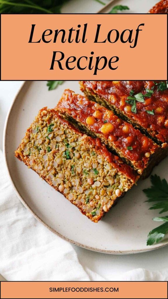 Lentil Loaf Recipe