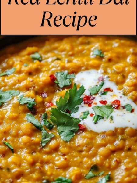 Red Lentil Dal Recipe