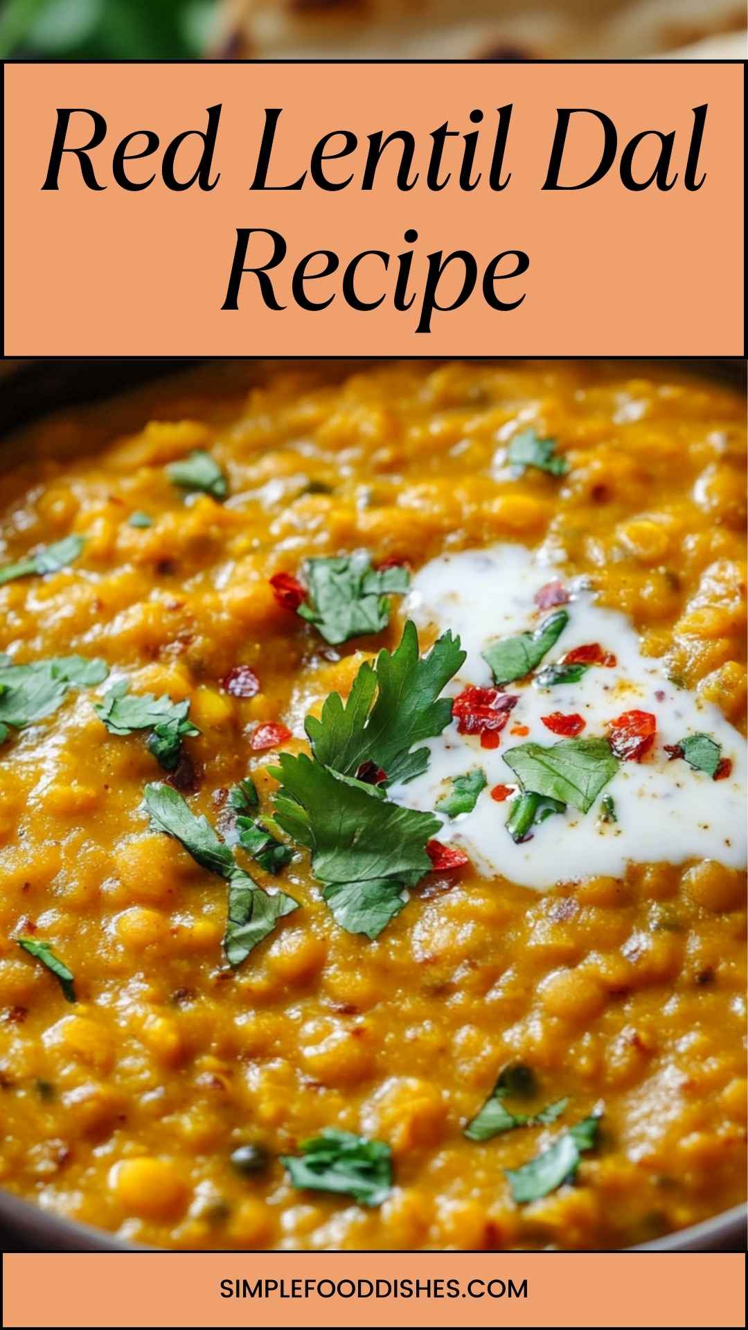 Red Lentil Dal Recipe