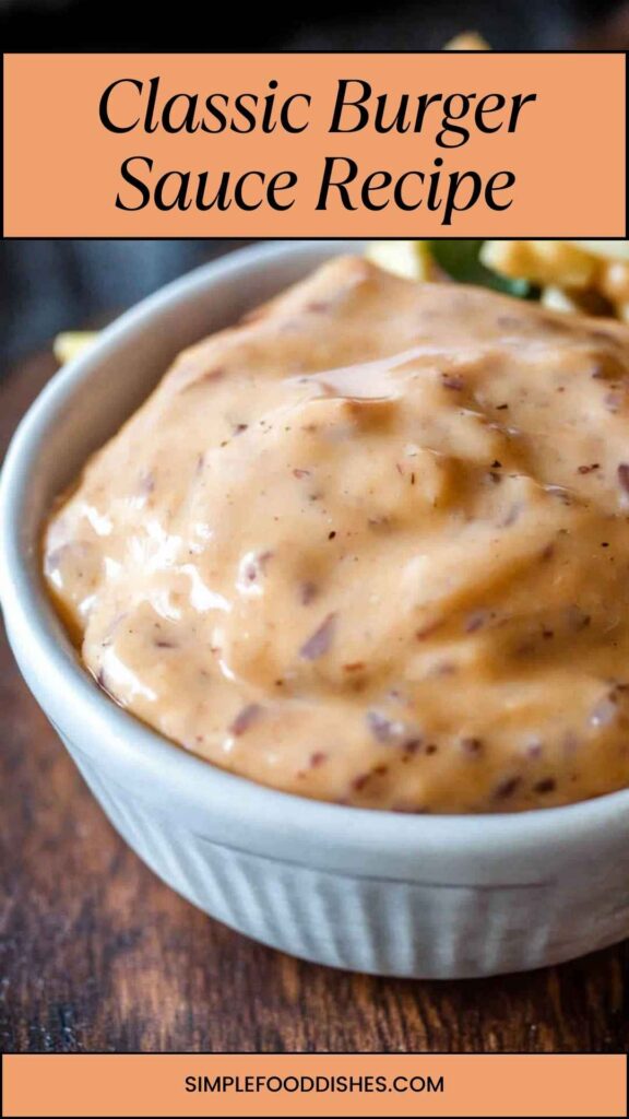 Classic Burger Sauce Recipe Classic Burger Sauce Recipe