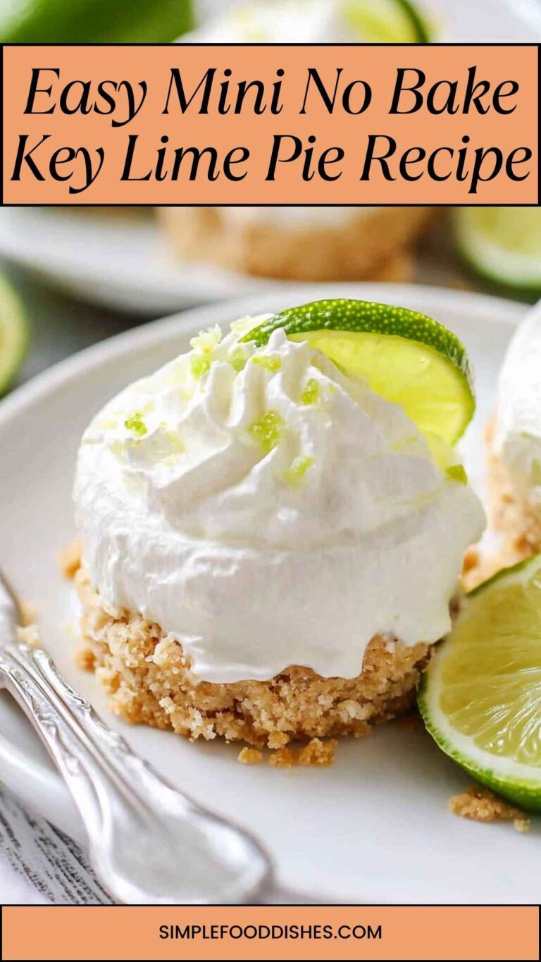 Easy Mini No Bake Key Lime Pie Recipe