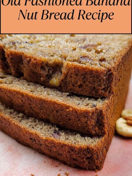 Old Fashioned Banana Nut Bread Recipe