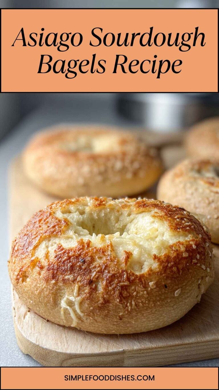 Asiago Sourdough Bagels Recipe