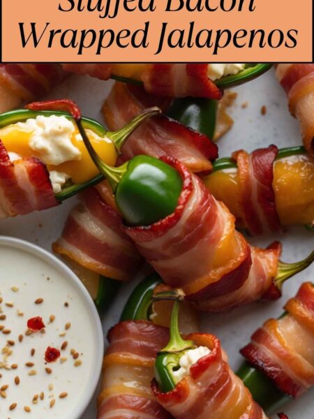 Cream Cheese Stuffed Bacon Wrapped Jalapenos