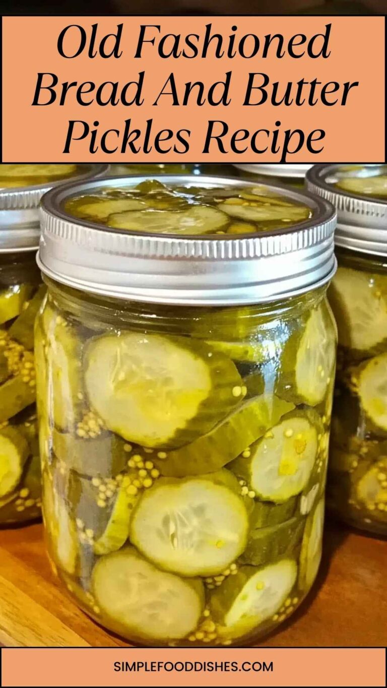 Old Fashioned Bread And Butter Pickles Recipe