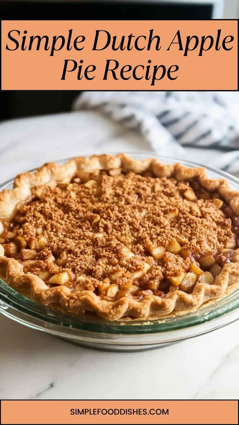 Simple Dutch Apple Pie Recipe