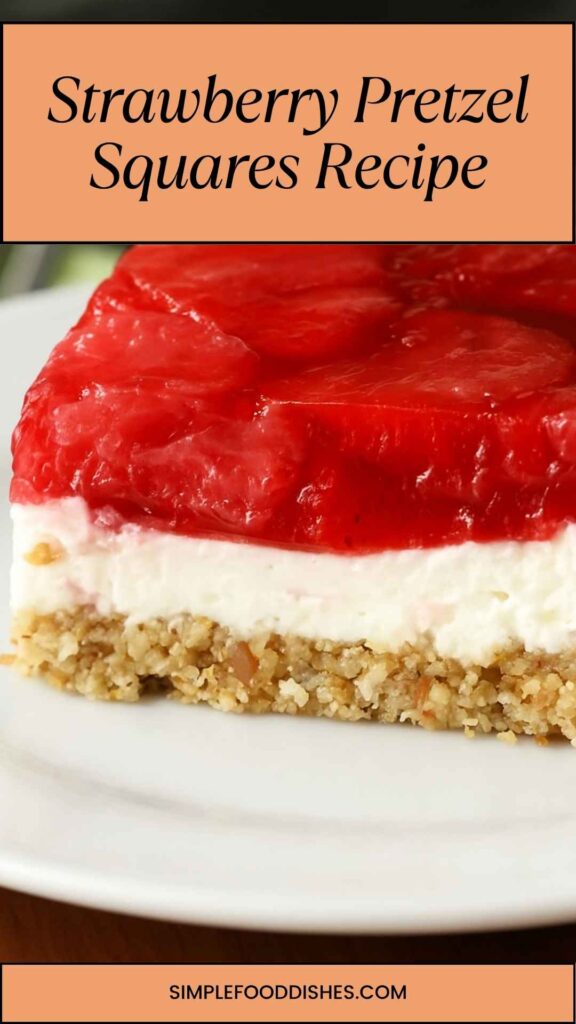 Strawberry Pretzel Squares Recipe