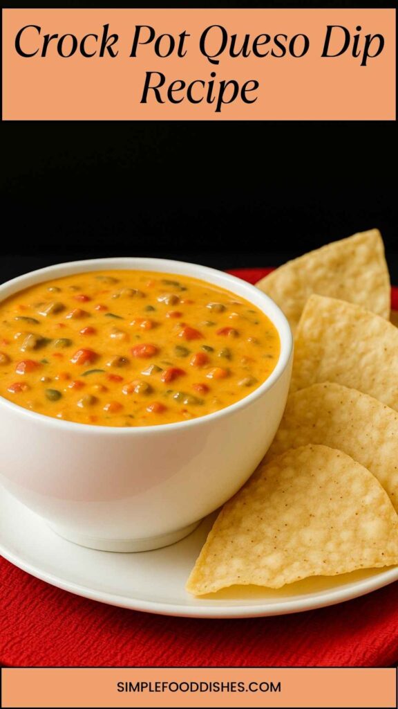 Crock Pot Queso Dip Recipe