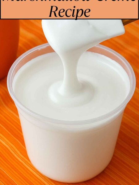 Homemade Marshmallow Creme Recipe