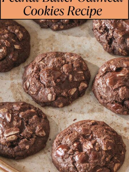 No Bake Chocolate Peanut Butter Oatmeal Cookies Recipe