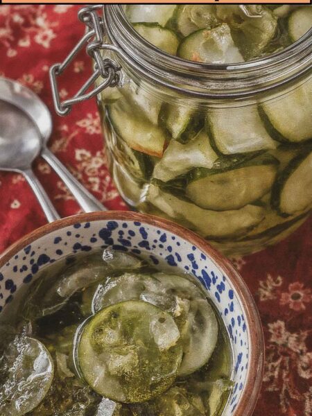 Zucchini Refrigerator Pickles Recipe
