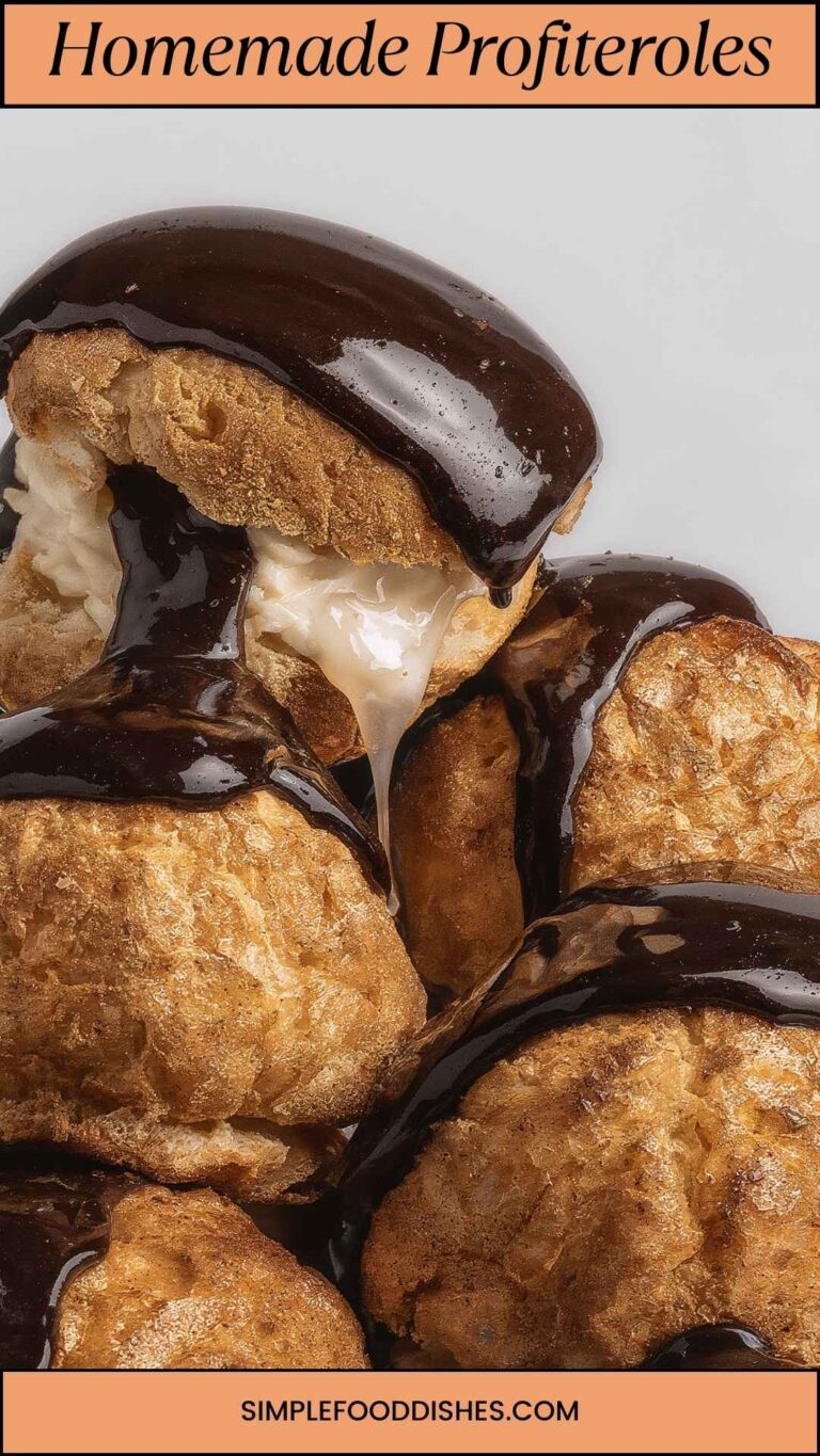 Homemade Profiteroles