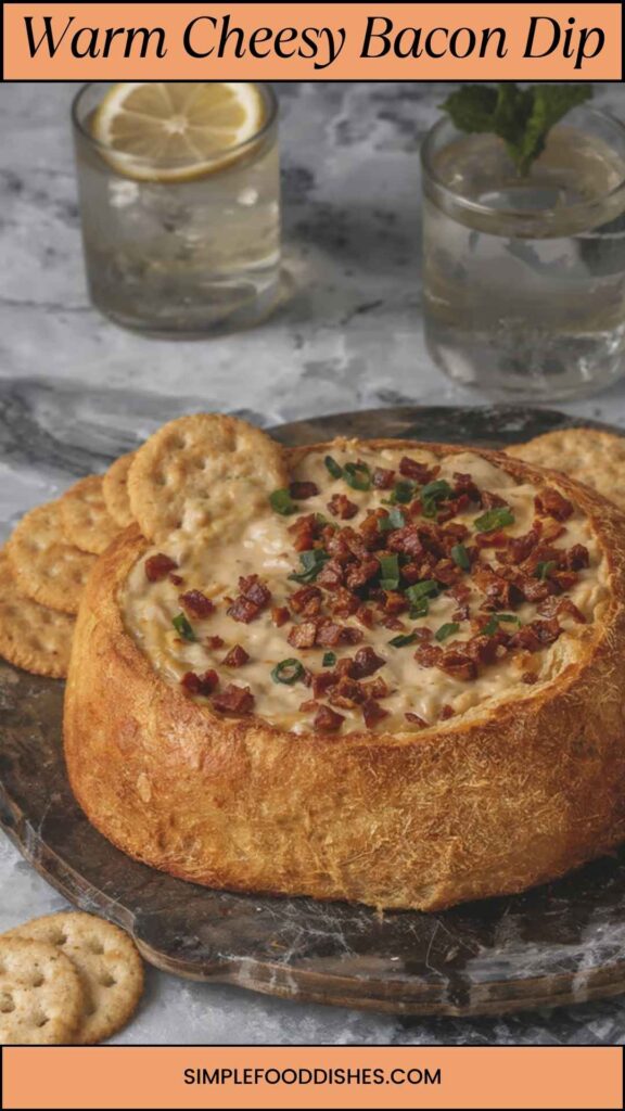 Warm Cheesy Bacon Dip