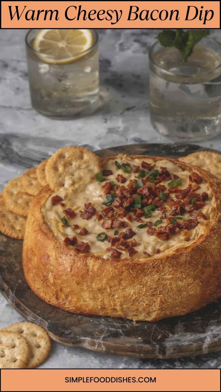 Warm Cheesy Bacon Dip