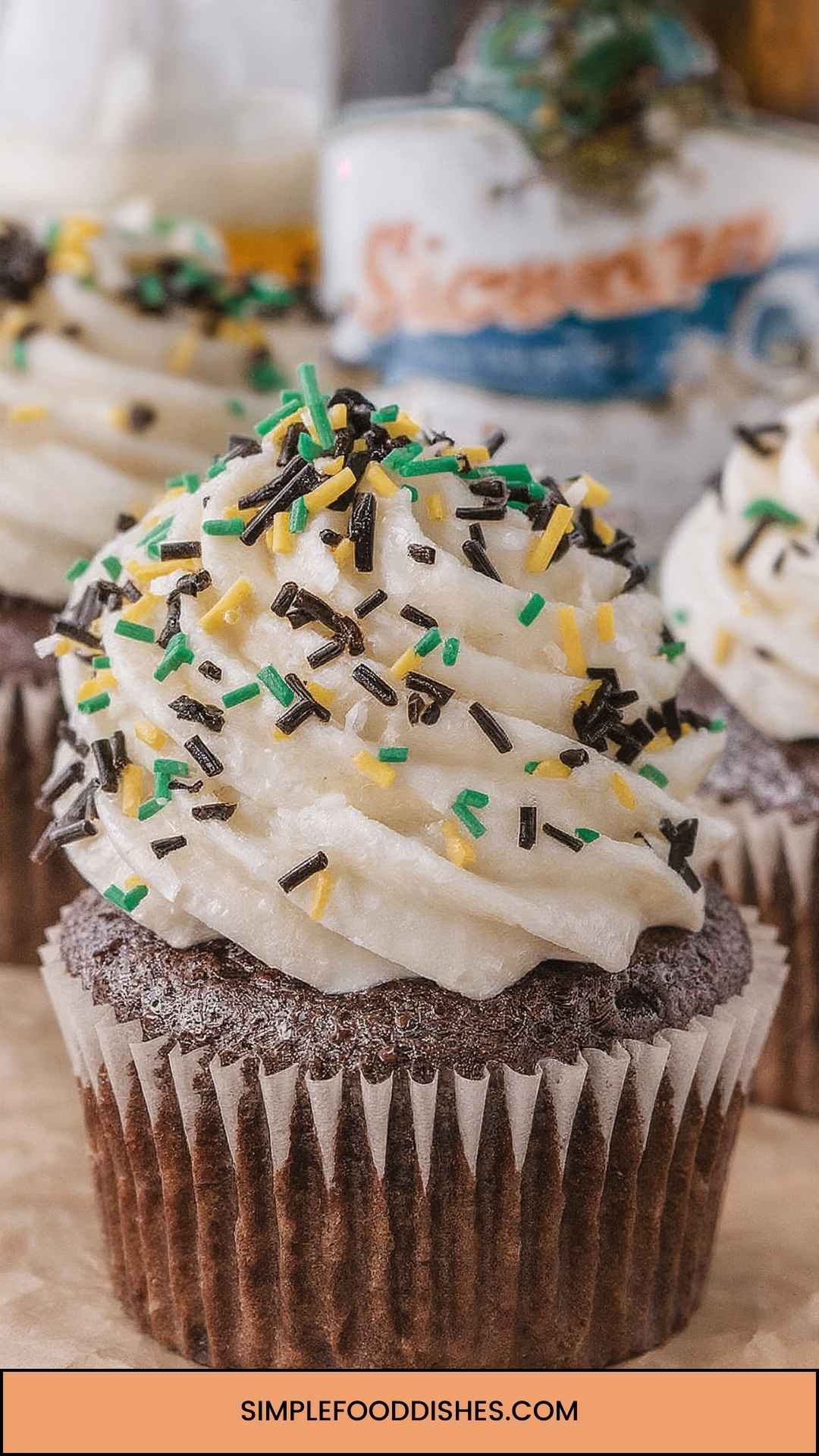 Best Irish Car Bomb Cupcakes