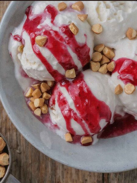 Peanut Butter Jelly Ice Cream