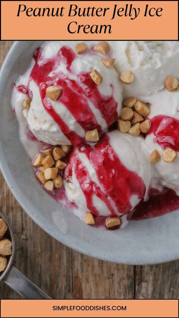 Peanut Butter Jelly Ice Cream