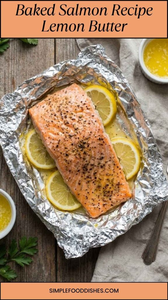 Baked Salmon Recipe Lemon Butter