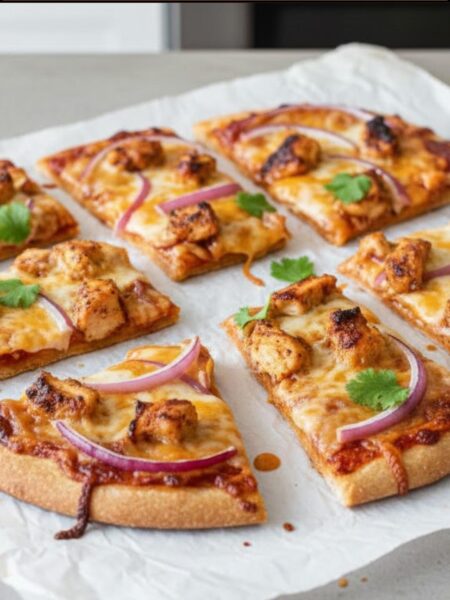 BBQ Flatbread Pizza Recipe