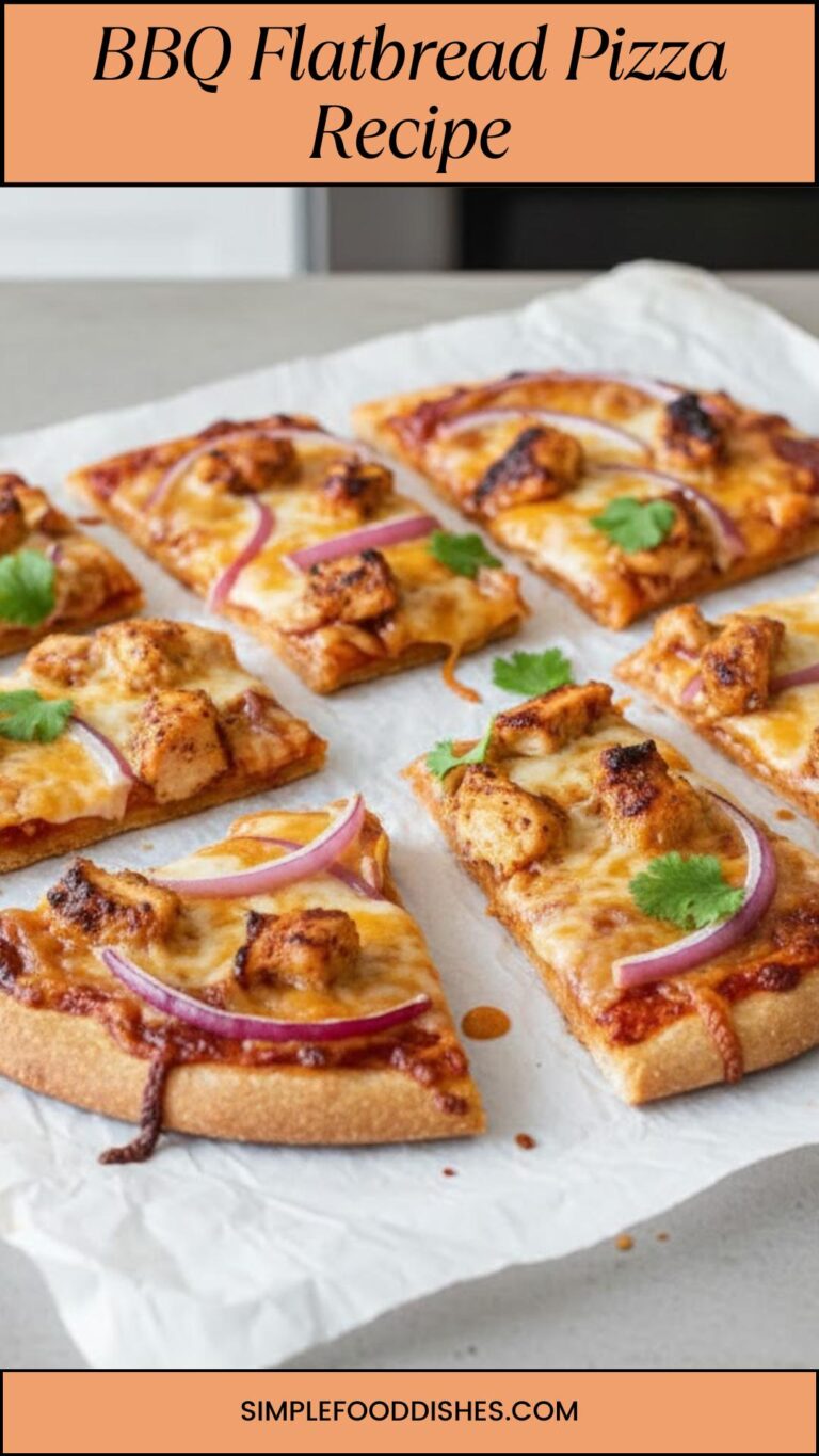 BBQ Flatbread Pizza Recipe