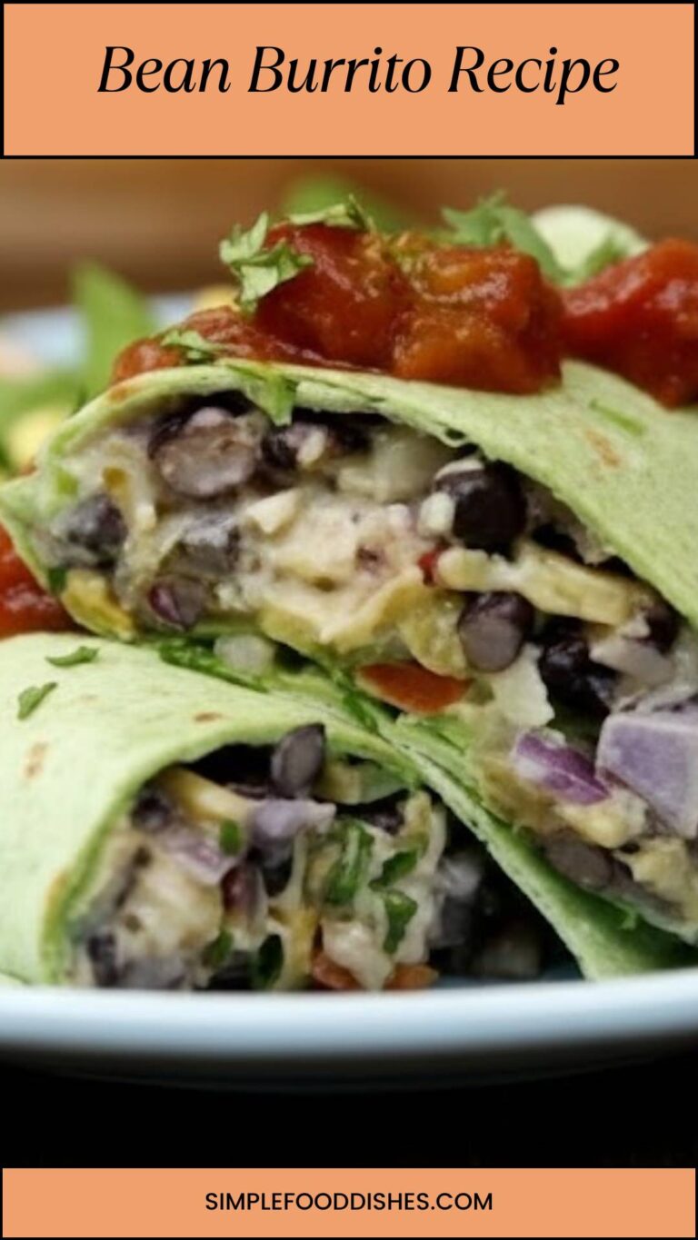 Bean Burrito Recipe