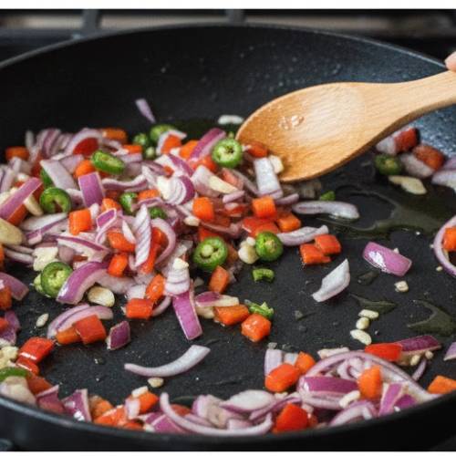 Step 5: Sauté the Veggies