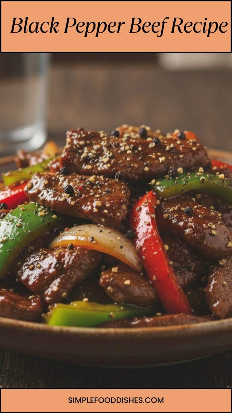 Black Pepper Beef Recipe