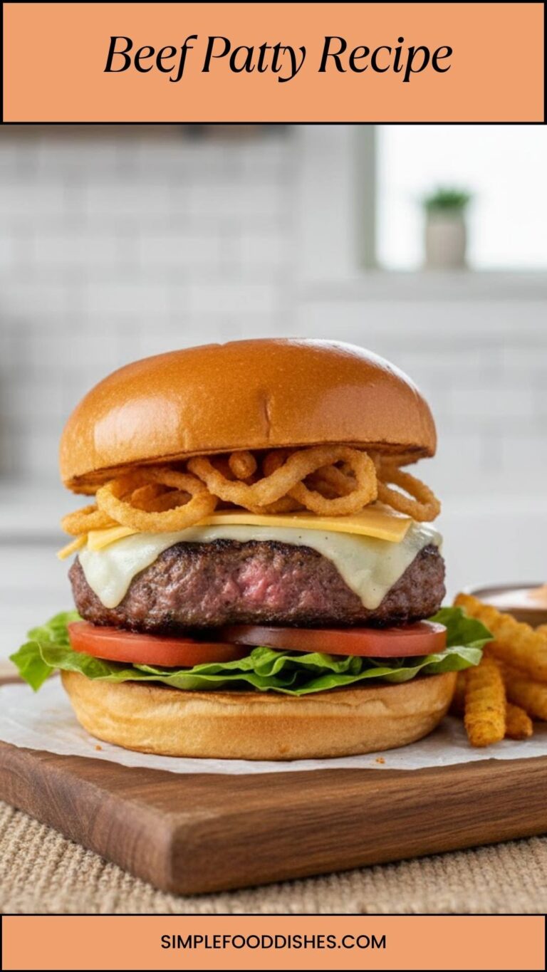 Beef Patty Recipe