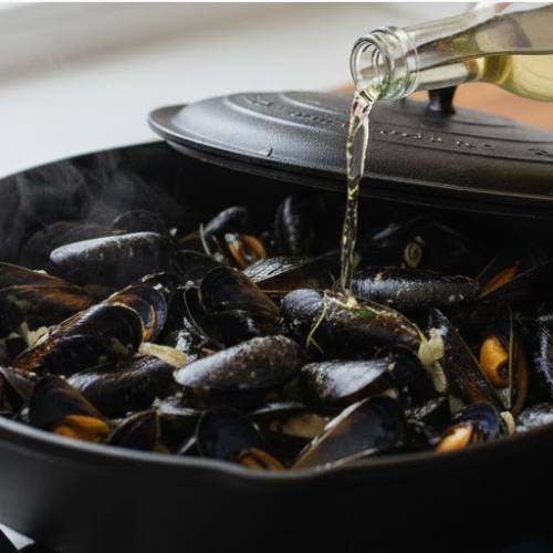 Step 4: Add the Mussels Step 4: Add the Mussels