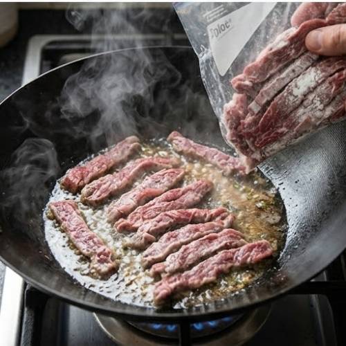 Step 4: Cook the Beef in Batches