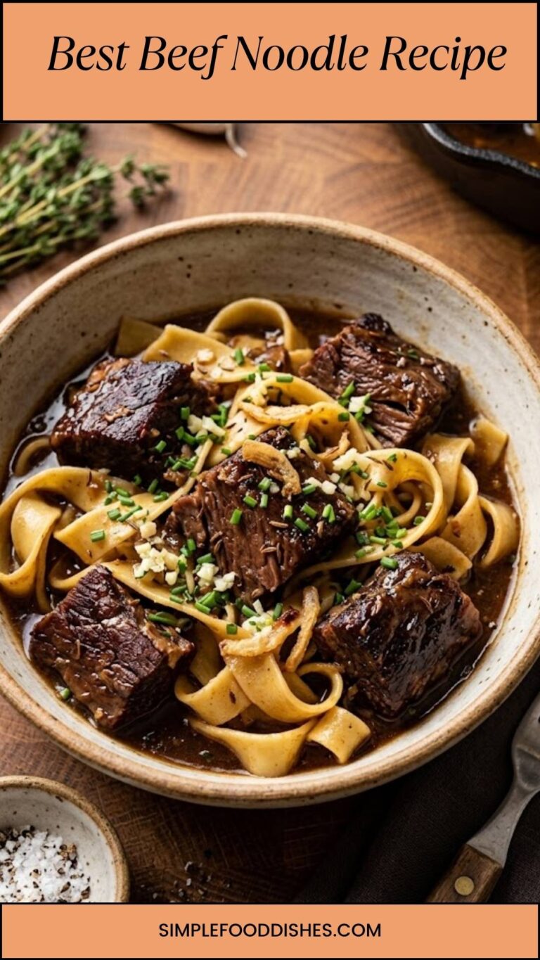 Best Beef Noodle Recipe
