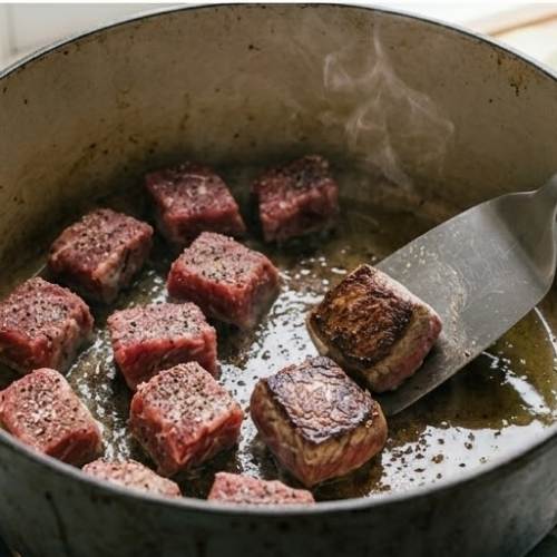 Step 2: Sear the Beef Step 2: Sear the Beef