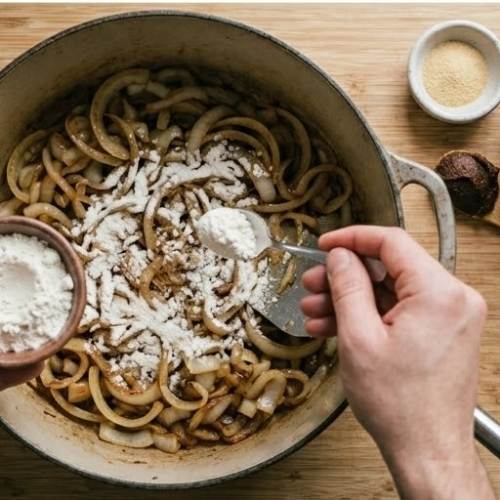 Step 4: Add the Flour and Flavor Additions Step 4: Add the Flour and Flavor Additions