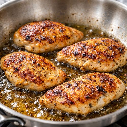 Step 4: Sear the Chicken Until Golden