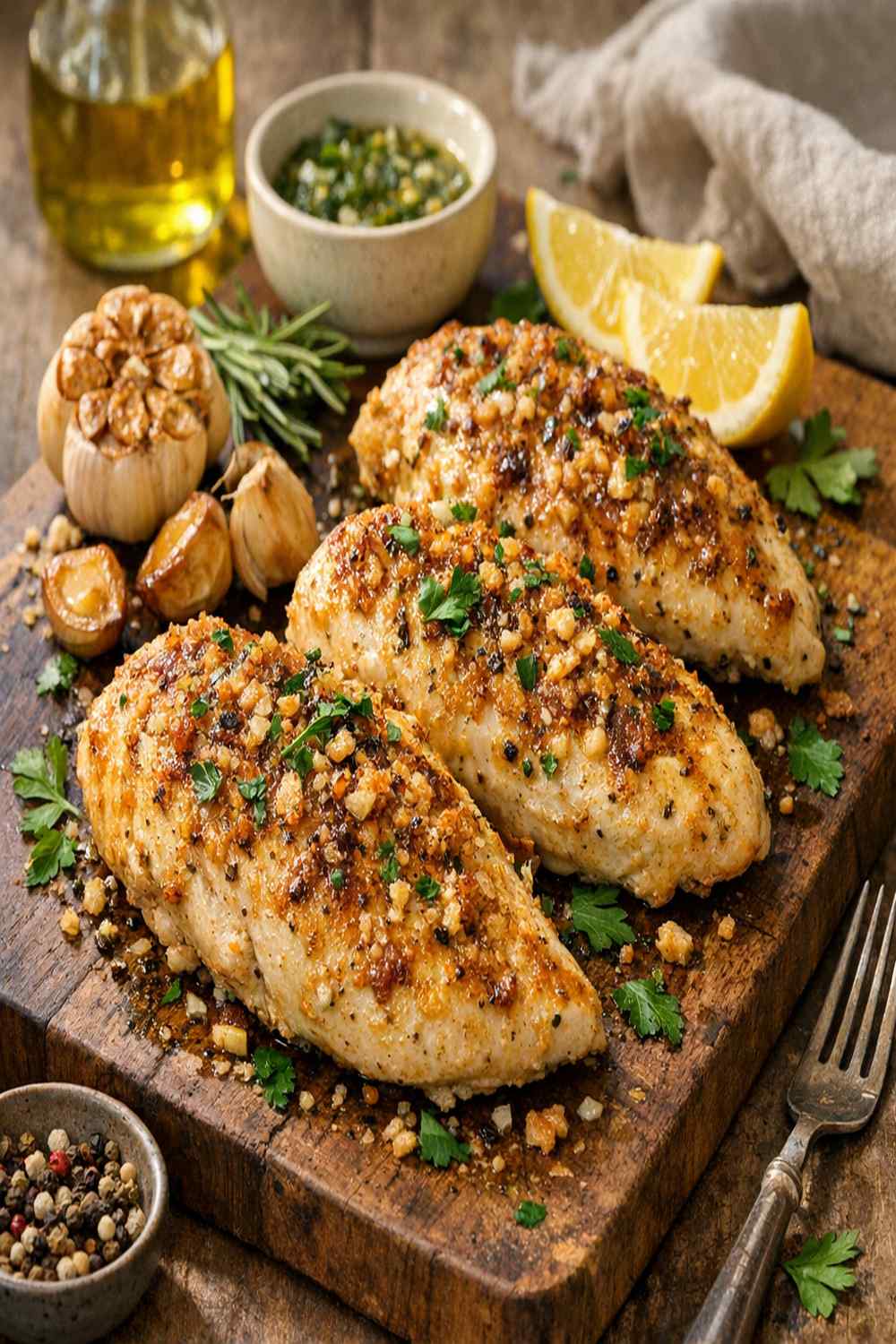 Baked Garlic Chicken Recipe