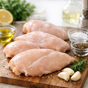 Baked Garlic Chicken Recipe Juicy step 1