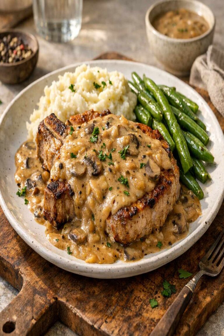 Baked Pork Chop Gravy Recipe