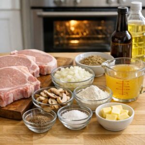 Baked Pork Chop Gravy Recipe step 1