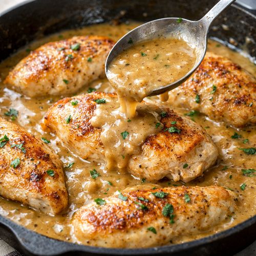 Step 7: Cook Chicken Through While Building Sauce Consistency