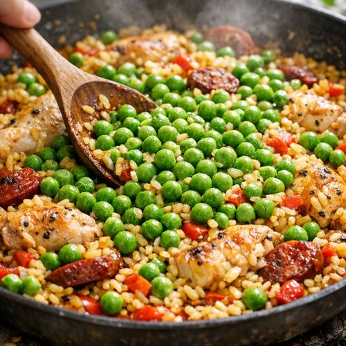 Step 6: Finish With Peas and Final Seasoning