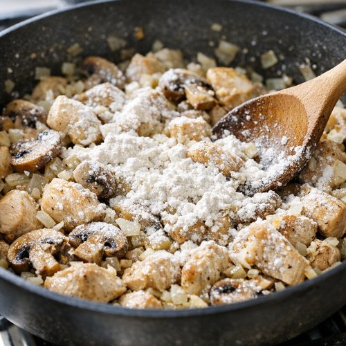 Step 6: Create the Sauce Base with Flour