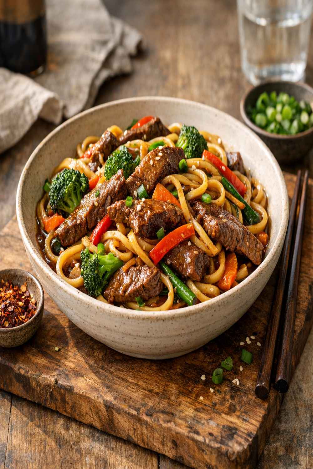 Chinese Beef Noodle Stir Fry Recipe